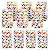 12Pcs Rainbow Color Rectangle Paper Candy Bags ABAG-TA0002-34A-1
