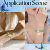 1Pc Natural Green Aventurine & Glass Pearl & Freshwater Shell Beads Charm Bracelets BJEW-BM0001-04-6