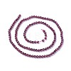 Natural Garnet Beads Strands LS-G-F619-17A-3mm-2