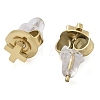 Ion Plating(IP) 304 Stainless Steel Stud Earrings for Women EJEW-B109-04B-G-2