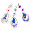 3Pcs Crystal Glass Hanging Sun Catcher AJEW-TADJ0001-08A-2
