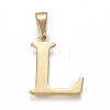 304 Stainless Steel Pendants STAS-F106-95G-L-1