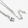 316 Surgical Stainless Steel Cable Chains Tiered Necklaces NJEW-JN01738-3