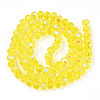 Electroplate Glass Beads Strands EGLA-A044-T3mm-L29-3