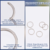 10Pcs 316L Stainless Steel Sleeper Earrings EJEW-BBC0001-56D-6