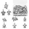 90Pcs 9 Styles Tibetan Style Zinc Alloy Charms TIBEP-CJ0002-02-3