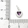 Brass Micro Pave Cubic Zirconia Pendants KK-H204-01S-03-3