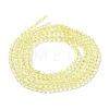 Transparent Glass Beads Strands GLAA-H021-03-04-4