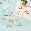10Pcs 2 Styles Brass Toggle Clasps FIND-TA0008-44C-5