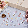 60Pcs 12 Colors Zinc Alloy Enamel Religion Oval with Virgin Mary Chandelier Component Links FIND-FH0017-98-4