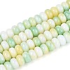 Glass Beads Strands GLAA-N059-5x8mm-45-1