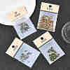 SHEGRACE Brass Clear Cubic Zirconia Pendants XGRQ3K123-534G-6