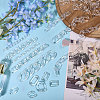 170Pcs 8 Styles Transparent Acrylic Linking Rings TACR-CA0001-35-5
