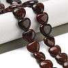 Natural Mahogany Obsidian Beads Strands G-B022-25C-1