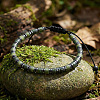 Glass & Natural Chinese Southern Jade Beads Braided Bead Bracelets SG8473-2