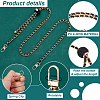 Adjustable PU Leather Bag Strap Chains AJEW-WH0419-50B-4