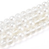 Baking Paint Transparent Glass Beads Strands DGLA-N011-10mm-01-1