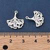 Brass Micro Pave Clear Cubic Zirconia Pendants KK-C168-03S-3