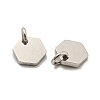 304 Stainless Steel Charms STAS-P356-01P-2