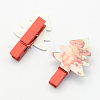 Cartoon Wooden Note Pegs Clips AJEW-S009-02-2