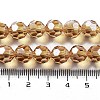 Electroplate Transparent Glass Beads Strands LS-EGLA-A035-T10mm-A17-4