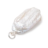 Natural Keshi Pearl Pendants PALLOY-JF04812-02-5