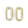 Brass Spring Gate Rings KK-Z078-01G-1