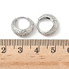 Brass Hoop Earrings EJEW-D320-16P-5