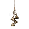 Iron Bell Pendant Decoration HJEW-JM02247-1