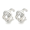 Brass Cuff Earrings EJEW-C104-054P-1