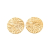 Ion Plating(IP) 304 Stainless Steel Stud Earrings for Women EJEW-P279-42G-1