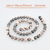 Natural Pink Zebra Jasper Beads G-OC0001-22-10mm-3