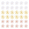 60Pcs 3 Colors 1-Hole Resin Buttons RESI-TA0004-42-2
