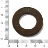 Flocking Opaque Resin Pendants RESI-K033-08A-3
