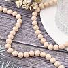 Natural Fossil Beads Strands LS-G-E110-8mm-2-5