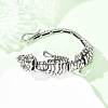 304 Stainless Steel Link Chain Bracelets for Women Men BJEW-P386-07AS-2