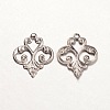 Tarnish Resistant 316 Surgical Stainless Steel Filigree Pendants X-STAS-K096-36P-2