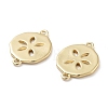 Rack Plating Brass Connector Charms KK-G512-10A-G-2