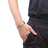 Tree of Life Pattern Alloy Magnetic Cuff Bangles for Men FS-WG37AAB-01-5