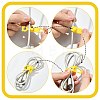 12Pcs Silicone Flexible Cord Organizer FIND-FS0005-33F-2