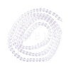 Transparent Glass Beads Strands GLAA-C019-01B-06-2