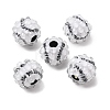 Sports Theme Opaque Acrylic European Beads RB-CBA95A4-04-2