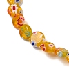 Handmade Millefiori Lampwork Beads Strands LAMP-G166-17A-06-3