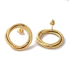Multilayer Ring Shape Ion Plating(IP) 304 Stainless Steel Stud Earrings for Women EJEW-L287-016G-2