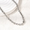 4.5MM 201 Stainless Steel Rolo Chain Necklaces for Unisex NJEW-K302-09P-3