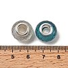 Faceted Resin European Beads RESI-C063-01H-3