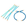 3Pcs Polyester Braided Round Cord Slider Bracelet Making MAK-TA0001-38A-1