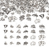 Craftdady 120Pcs 12 Style Tibetan Style Alloy Pendants TIBEP-CD0001-04-11