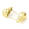 Teardrop Brass Stud Earrings EJEW-L270-24G-2