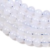 Natural Blue Chalcedony Beads Strands G-K310-C12-8mm-3